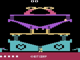 Snail Against Squirrel title screen for Atari 2600